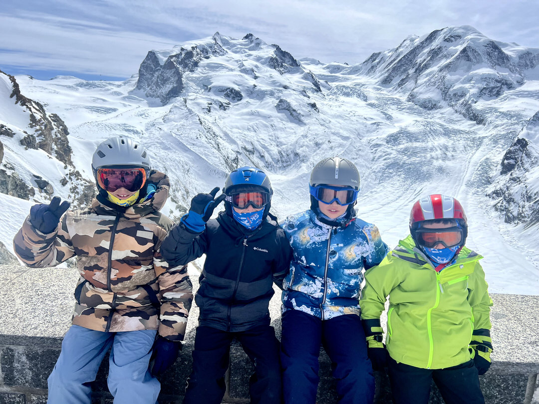 children ski lessons courmayeur